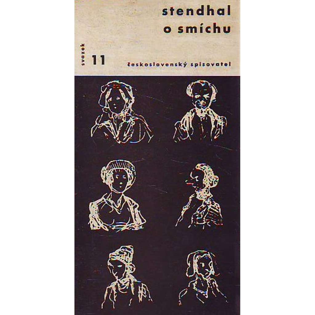 O smíchu (edice: Otázky a názory, sv. 11) [literární věda, mj. Smích, Transendentální filosofie, Dějiny básnictví; ilustrace a obálka Honoré Daumier]